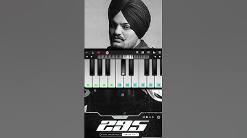 Thumbnail of 295 Piano Tutorial, Sidhu Moosewala #shorts #295 #295piano #ripsidhu