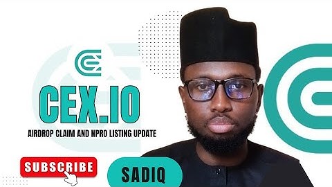 CEX.IO AIRDROP CLAIM AND NPRO LISTING UPDATE 