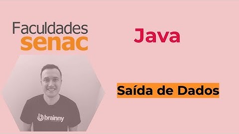 Java - 01 - Saída de dados