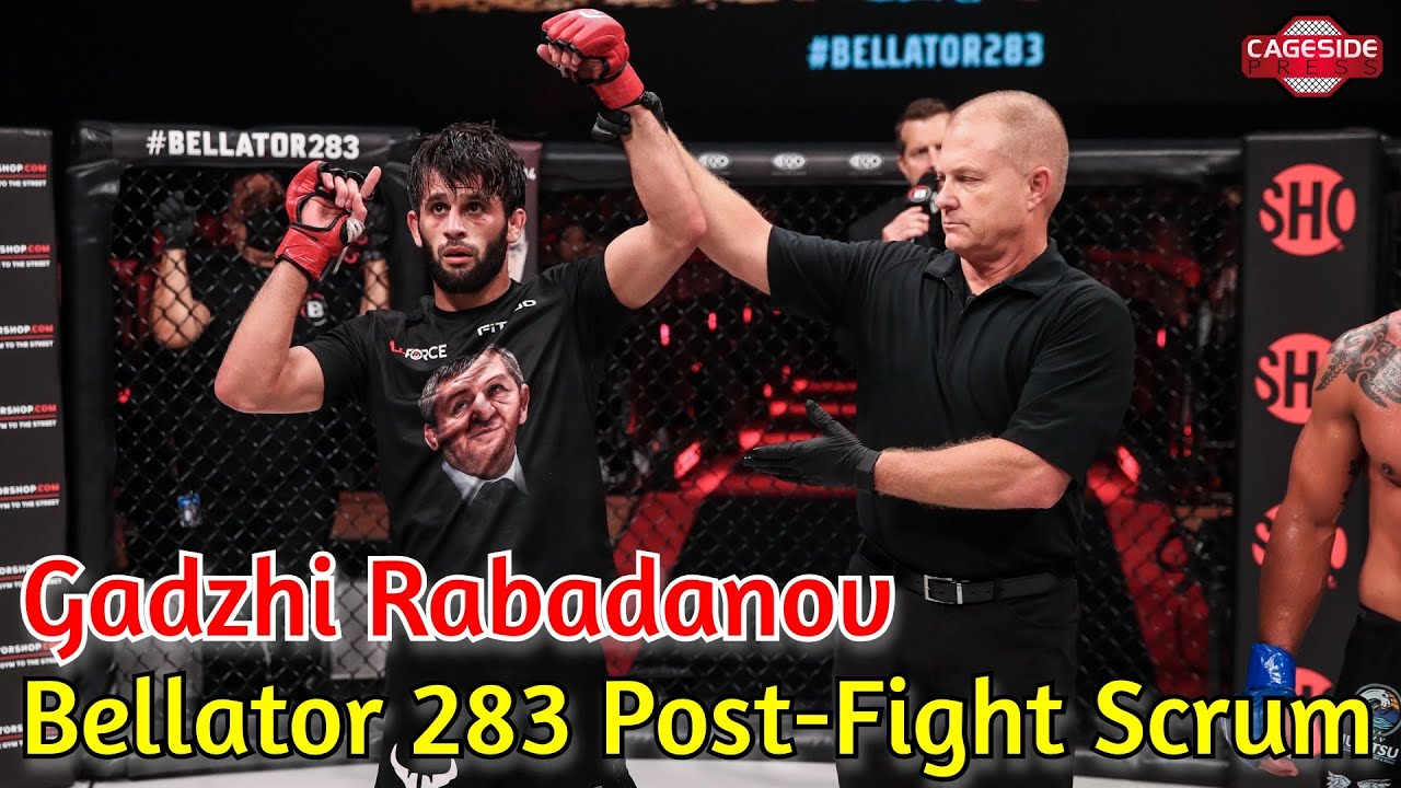 Bellator 283: Exhausted Gadzhi Rabadanov makes quick media appearance, nearly pulled out of fight