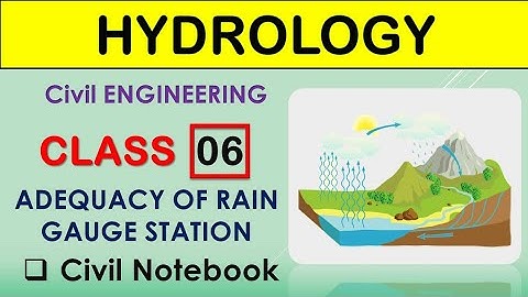 Hydrology gate lecture || Adequacy of rain gauge station || In Hindi