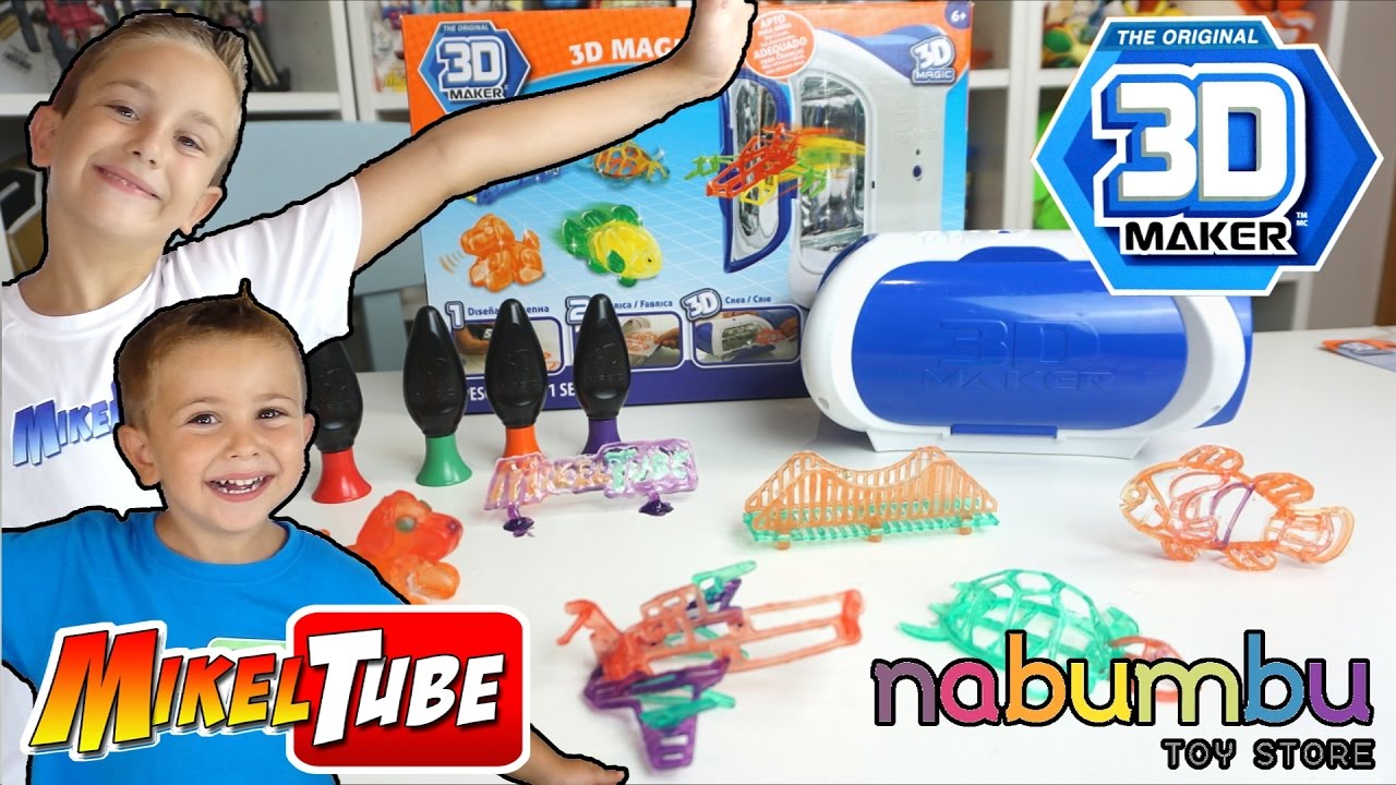 3D Magic Maker Impresora 3D de Juguete NABUMBU - YouTube