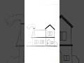 Home/House 🏠 Drawing Easy Technique #drawing #technique #easy #shorts #howtodraw #art #house