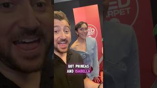 PHINABELLA! @OnTheRedCarpet @TheRealAlysonStoner #shorts #phineasandferb #voiceactor #disney