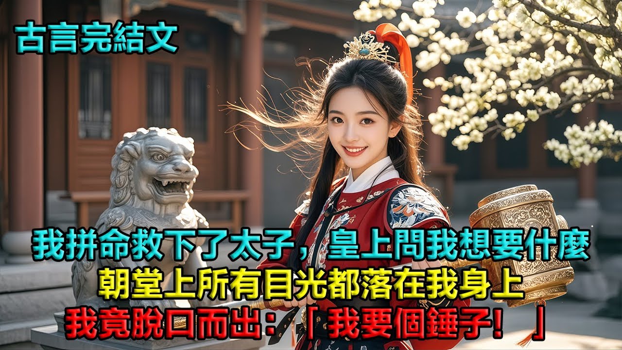 我拼命救下了太子，後來，皇上問我想要什麼。就在我要說出「賜婚」時，卻突然聽見丫鬟的心聲：「大小姐千萬別嫁！太子登基後第一件事，就是滅你楚家九族……」我後背一涼，脫口而出：「我要個錘子！」