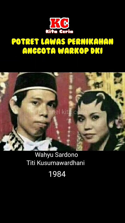 Potret Pernikahan Anggota Warkop Dki ~ Channel Kita Ceria