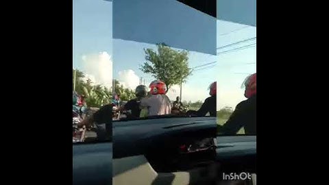 KECELAKAAN DI POM BENSIN BANJARANYAR