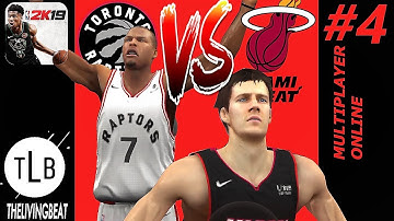 NBA 2K19 Mobile Multiplayer Online No. 4 MIAMI VS TORONTO IOS ANDROID