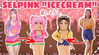 🍦Selpink “Ice Cream” Outfit codes & links in Roblox kpop visionary || Mel Gracie