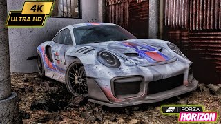 REBUILDING ABONDONED PORSCHE 911 GT2 RS 2018 | FORZA HORIZON 5 | KEYBOARD GAMEPLAY | 4K 60fps