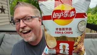 Full Lay's Fish & Chips Imported Potato Chip Review Guide