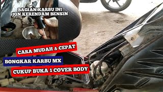 Gak Perlu Ribet,Begini Cara Servis Karburator Jupiter MX