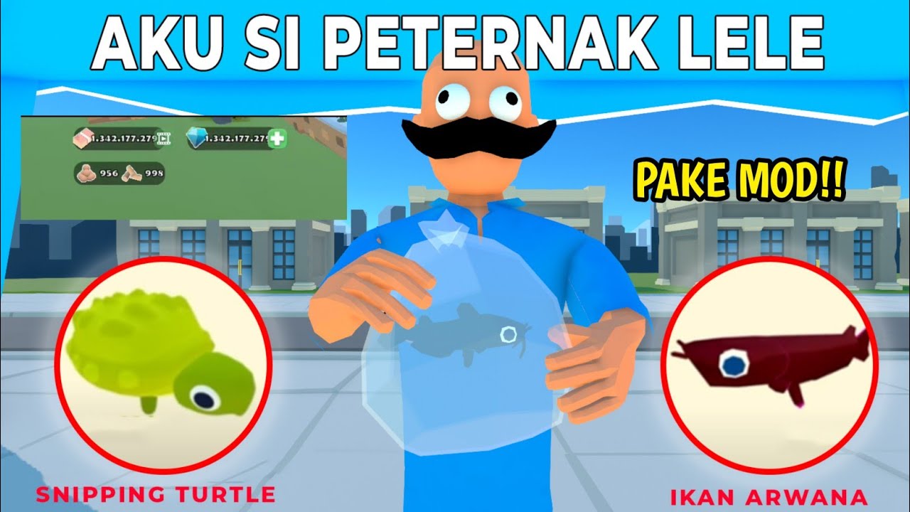 PAKE MOD UNLIMITED MONEY DI GAME AKU SI PETERNAK LELE
