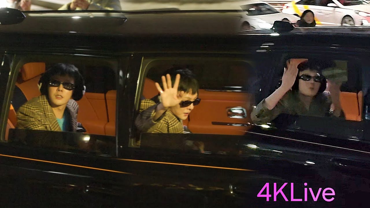 [8K] GDRAGON 지드래곤 지디 막콘 퇴근길 Flying Kisses to FAMs when Leaving after Seoul Encore Day 3 20251214