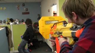 NERF Stampede Heavy Blaster from ThinkGeek NERF Stampede Heavy Blaster from ThinkGeek