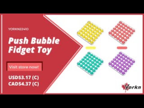 YORKN22410 Push Bubble Fidget Toy