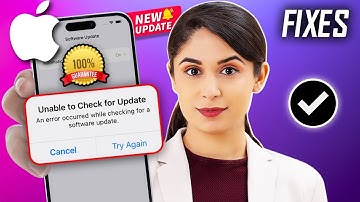 Fix Unable to Check for Update on iPhone 2025[ 100% Solved ]