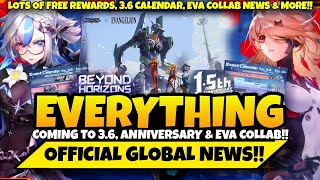MASSIVE NEWS! Must Know for 3.6 + Eva Collab + 1.5 Anniversary!! Free SSR Selector & More!!