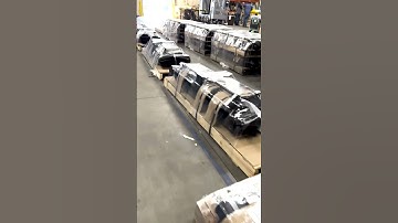 Custom Hydraulic Cylinders staged and waiting for shipment.