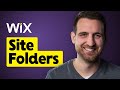 How to Organize Sites into Folders on Wix