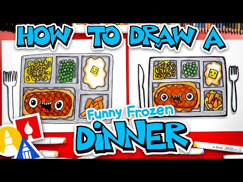 How To Draw A Funny Frozen Dinner