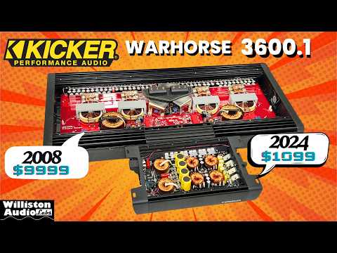 KICKER Warhorse is BACK! WXA3600.1 Mono Amp Dyno Test