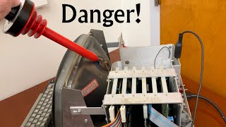 High Voltage Measurement of a Vector Graphic 3 CRT Anode (filament on, nothing showing on display)