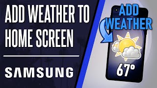 How to Add Weather to Home Screen on Samsung Phone screenshot 3