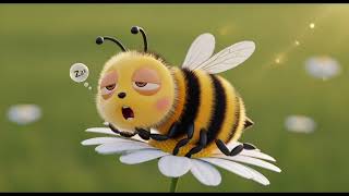 The Buzzing Sleepy Bee! 🐝💤 | Gentle Funny Kids Song