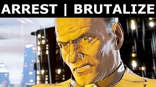 BATMAN Telltale Episode 1 All Endings - Brutalize Falcone | Arrest Falcone  - Alternate Choices - YouTube