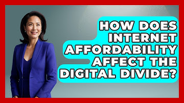 How Does Internet Affordability Affect The Digital Divide? - Internet Infrastructure Explained