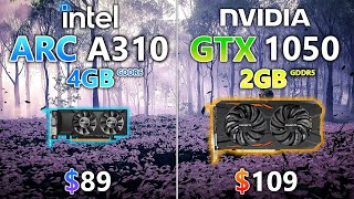 Intel ARC A310 vs GTX 1050 - Test in 7 Games