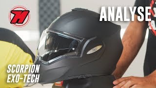 Casque Scorpion Exo-Tech, Casque Modulable Homologué Pj