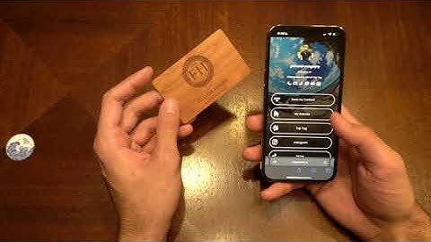 Sustainable Cherry NFC Business Card Demo - Look/Feel/Function