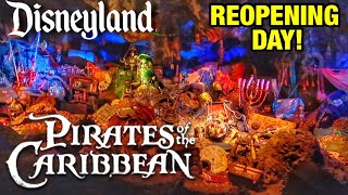 PIRATES REOPENED AT DISNEYLAND! Whats Changed?! Complete Queue & Ride Thru + SPLASH MOUNTAIN NEWS!