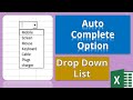 How To Autocomplete When Typing Drop Down List Or create Drop Down List with Autocomplete Option