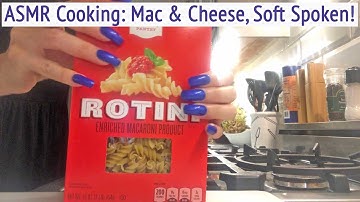 ASMR * Cooking Mac & Cheese *Tapping & Scratching * Joe