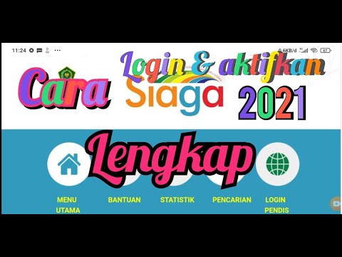 cara login siaga pendis semester ganjil 2021