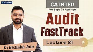 Lecture 21 | CA Inter Audit Fastrack For May 2024 Exam  | Chapter 5 Audit Of Items Of FS | #cainter screenshot 4