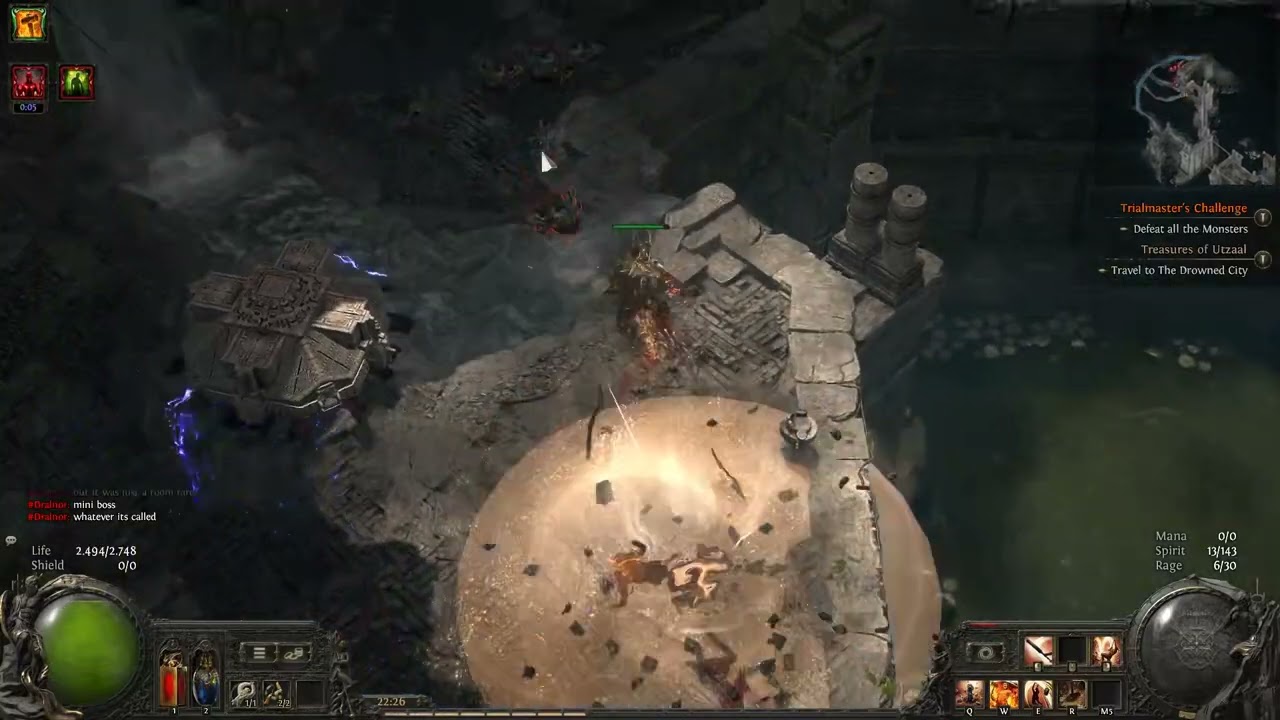 Path of Exile 2 , Trial of chaos + Trialmaster full run, Warrior