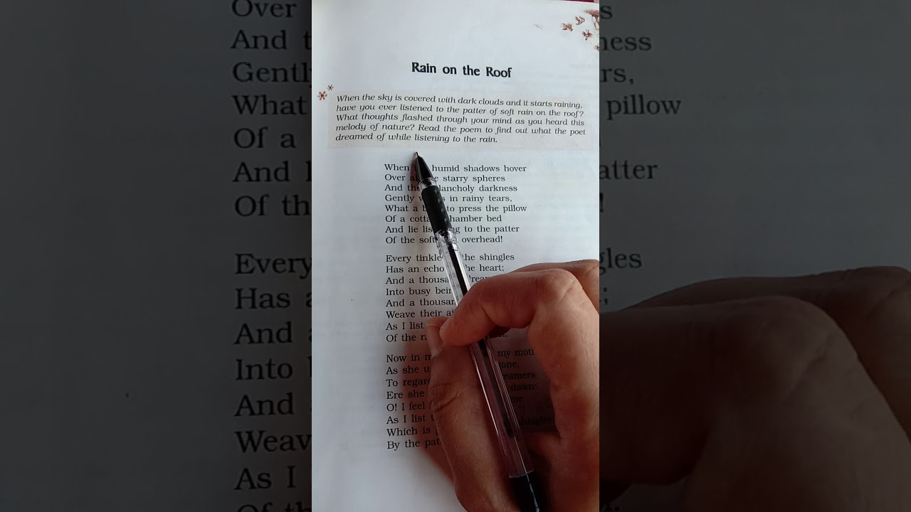 Class 9 English Poem 3 YouTube