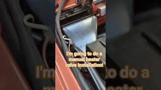 Install a manual heater control valve in a '57 Thunderbird. #heatingsolutions #classiccars