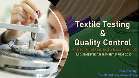 Textile Testing & Quality Control (TTQC)