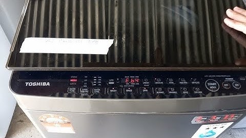 E 64 ERORR TOSHIBA WASHING MACHINE 16KG HOW TO REPAIR#toshiba