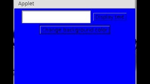 27.  Implementing button click in Applet | Java | Event Handeling | Hindi | Tech-Gram |