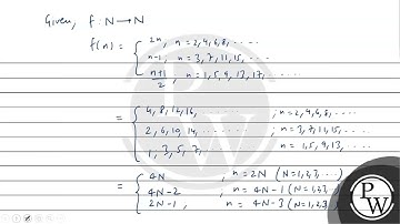 Let a function \( f: N \rightarrow N \) be defined by \( f(n)=\left[\begin{array}{ll}2 n, & n=2,...