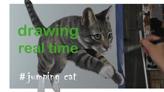 How to draw a 3D cat | Real Time Draw #WithMe