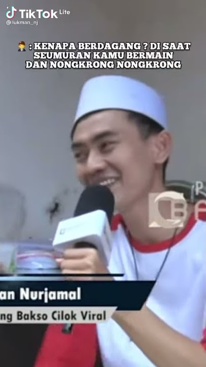 Pedagang kecil yg sedang populer di tiktok. 💕 👍