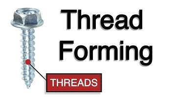 90 Second Threading - Thread Forming - Screw Threads - Bolt Threads - Screw Manufacturing