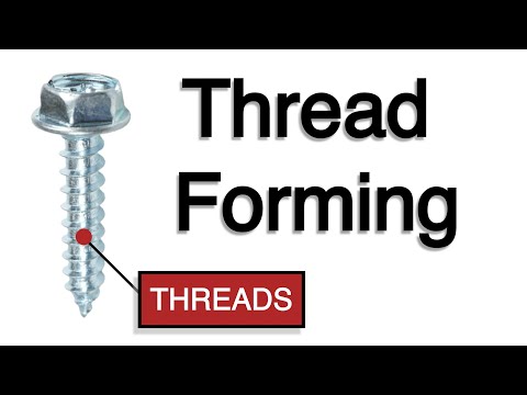 90 Second Threading - Thread Forming - Screw Threads - Bolt Threads - Screw Manufacturing